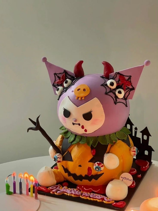 Bánh kem mô hình kumori phiên bản halloween